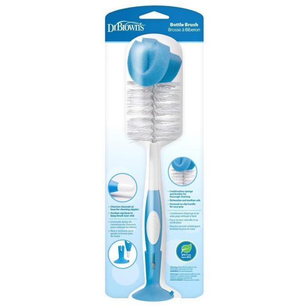 فرشاة تنظيف الرضاعات (لون ازرق)